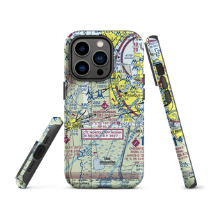 Hampton Roads Executive Airport (PVG) VFR Sectional  Tough iPhone Case