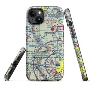 Hancock Airport (6MI6) VFR Sectional  Tough iPhone Case