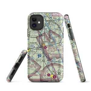 Hanford Municipal Airport (HJO) VFR Sectional  Tough iPhone Case