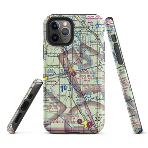 Hanford Municipal Airport (HJO) VFR Sectional  Tough iPhone Case