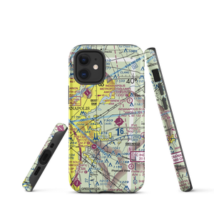 Hangar Fly Ultralight Fly Club Ultralightport (4II2) VFR Sectional  Tough iPhone Case