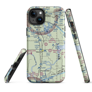 Hankins Airport (1OK9) VFR Sectional  Tough iPhone Case