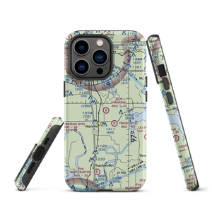Hankins Airport (1OK9) VFR Sectional  Tough iPhone Case