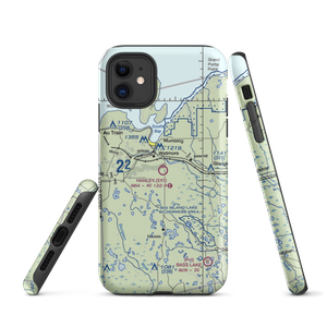 Hanley Field (5Y7) VFR Sectional  Tough iPhone Case