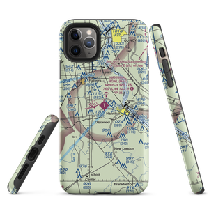 Hannibal Regional Airport (HAE) VFR Sectional  Tough iPhone Case