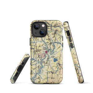 Happy Camp Airport (36S) VFR Sectional  Tough iPhone Case