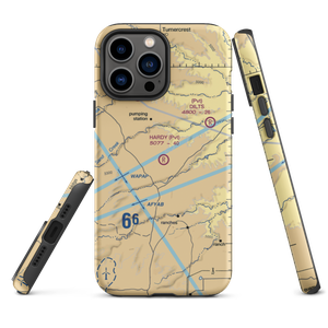 Hardy Ranch Airport (WY07) VFR Sectional  Tough iPhone Case