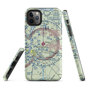 Hardy-Anders Field / Natchez-Adams County Airport (HEZ) VFR Sectional  Tough iPhone Case