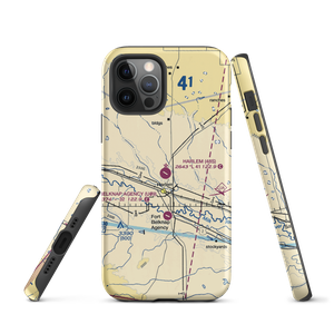 Harlem Airport (48S) VFR Sectional  Tough iPhone Case