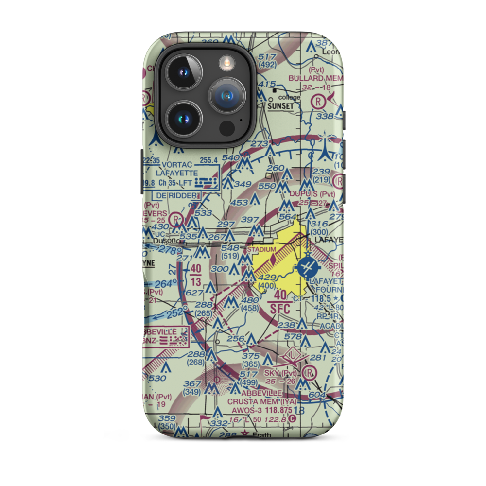 Harmon Seaplane Base (0LA6) VFR Sectional  Tough iPhone Case iPhone 16 Pro Max model shown