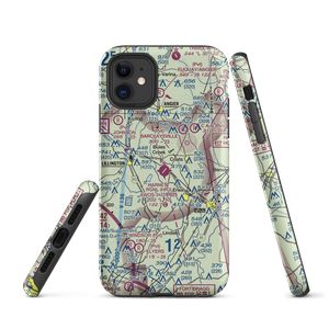 Harnett Regional Jetport Airport (HRJ) VFR Sectional  Tough iPhone Case