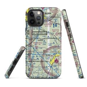 Harold Bunger Airport (16IL) VFR Sectional  Tough iPhone Case