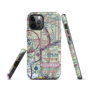 Harold Nolf Heliport (NZX) VFR Sectional  Tough iPhone Case