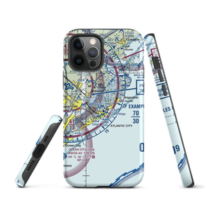 Harrah's Landing Seaplane Base (58NJ) VFR Sectional  Tough iPhone Case