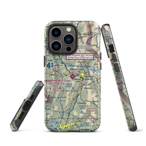 Harriman and West Airport (AQW) VFR Sectional  Tough iPhone Case