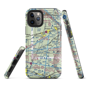 Harrington Farms Airport (IS95) VFR Sectional  Tough iPhone Case