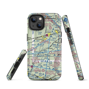 Harrington Farms Airport (IS95) VFR Sectional  Tough iPhone Case