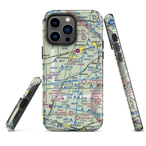 Harrington Farms Airport (IS95) VFR Sectional  Tough iPhone Case