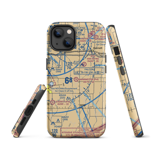 Harrington Ranch Airport (CO02) VFR Sectional  Tough iPhone Case