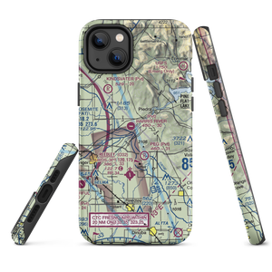 Harris River Ranch Airport (9CA7) VFR Sectional  Tough iPhone Case