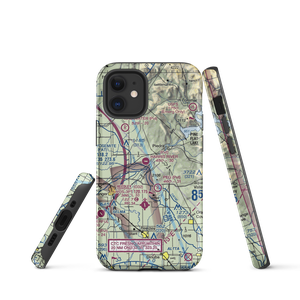 Harris River Ranch Airport (9CA7) VFR Sectional  Tough iPhone Case