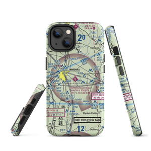 Harrison County Airport (ASL) VFR Sectional  Tough iPhone Case