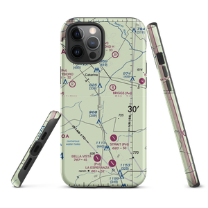 Harrison Piloncillo Ranch Airport (TE27) VFR Sectional  Tough iPhone Case