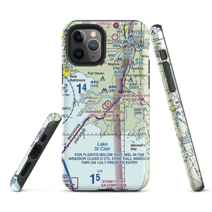 Harsens Island Airport (Z92) VFR Sectional  Tough iPhone Case