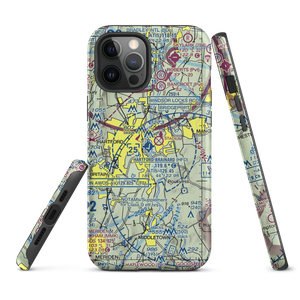 Hartford Brainard Airport (HFD) VFR Sectional  Tough iPhone Case