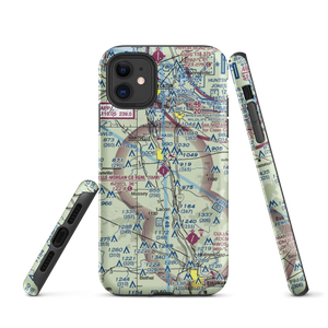 Hartselle-Morgan County Regional Airport (5M0) VFR Sectional  Tough iPhone Case