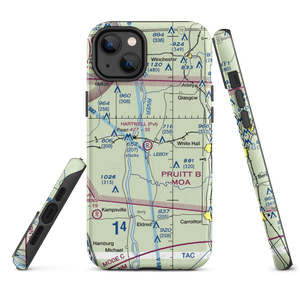 Hartwell Ranch RLA Restricted Landing Area (79IS) VFR Sectional  Tough iPhone Case