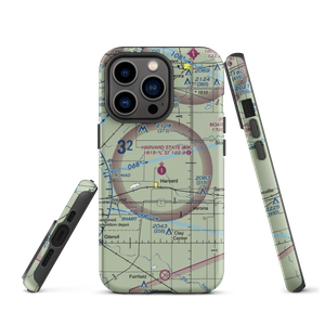 Harvard State Airport (08K) VFR Sectional  Tough iPhone Case