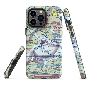 Harvey Point Defense Testing Activity Airport (NC01) VFR Sectional  Tough iPhone Case