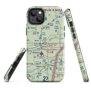 Hasting Airpark (MS80) VFR Sectional  Tough iPhone Case