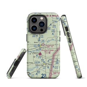 Hasting Airpark (MS80) VFR Sectional  Tough iPhone Case