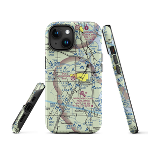 Hatbox Field (HAX) VFR Sectional  Tough iPhone Case