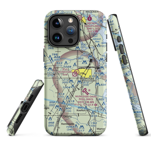Hatbox Field (HAX) VFR Sectional  Tough iPhone Case