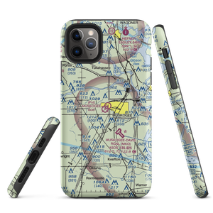 Hatbox Field (HAX) VFR Sectional  Tough iPhone Case