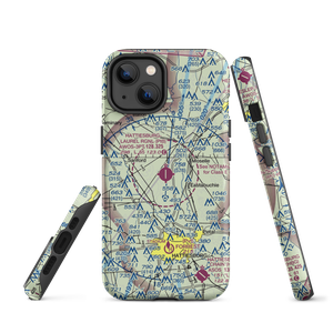 Hattiesburg Laurel Regional Airport (PIB) VFR Sectional  Tough iPhone Case