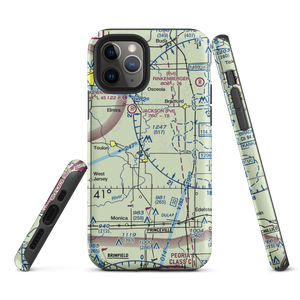 Hausmann Airport (75LL) VFR Sectional  Tough iPhone Case