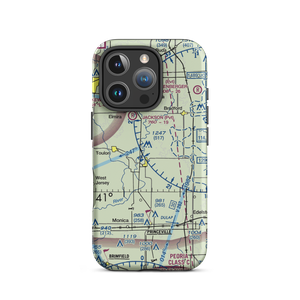 Hausmann Airport (75LL) VFR Sectional  Tough iPhone Case