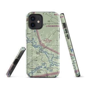 Haven Wood Airport (MU34) VFR Sectional  Tough iPhone Case