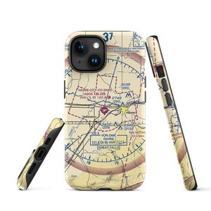 Havre City County Airport (HVR) VFR Sectional  Tough iPhone Case