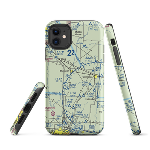 Hawk Air Airport (MO10) VFR Sectional  Tough iPhone Case