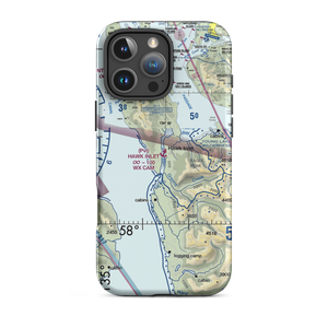 Hawk Inlet Seaplane Base (HWI) VFR Sectional  Tough iPhone Case