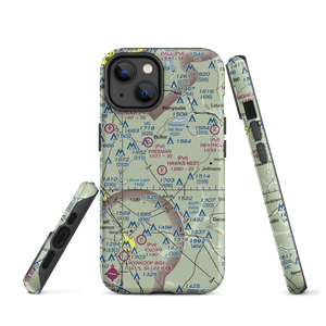 Hawk's Nest Airport (OH42) VFR Sectional  Tough iPhone Case