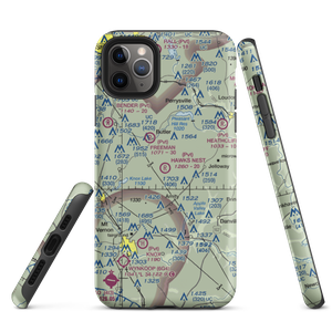 Hawk's Nest Airport (OH42) VFR Sectional  Tough iPhone Case