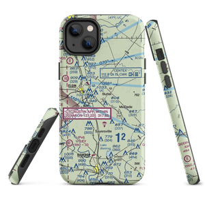 Hawken Air One Airport (62TA) VFR Sectional  Tough iPhone Case