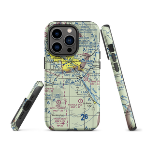 Hawkeye Airport (0IA3) VFR Sectional  Tough iPhone Case