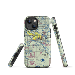 Hawkeye Airport (0IA3) VFR Sectional  Tough iPhone Case